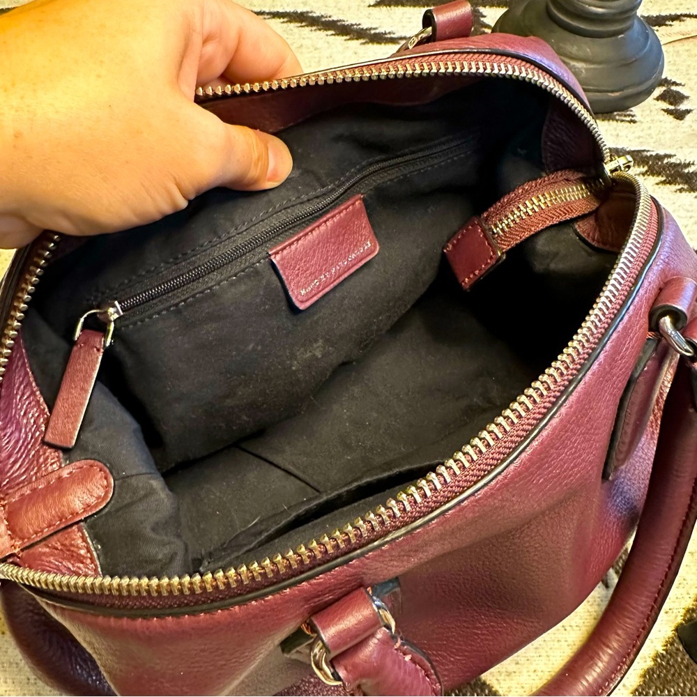 Marc by Marc Jacobs - Q Small Legend Leather Satchel in Plum - Picture 7 of 7